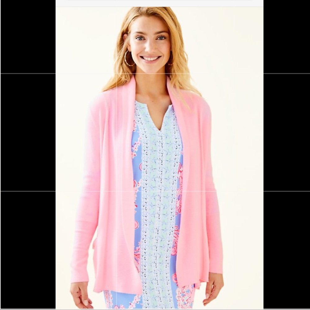 Lilly Pulitzer Pink Tropics Cardigan